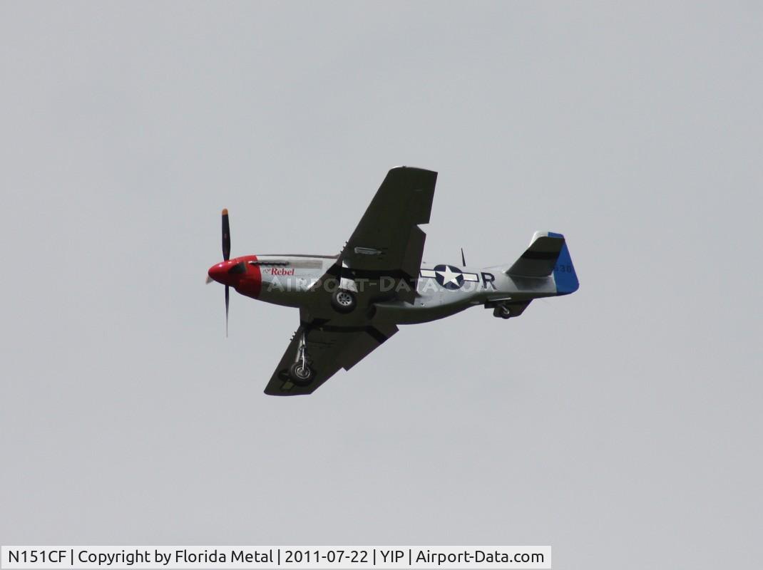 N151CF, 1944 North American P-51D Mustang C/N 44-84933N, The Rebel