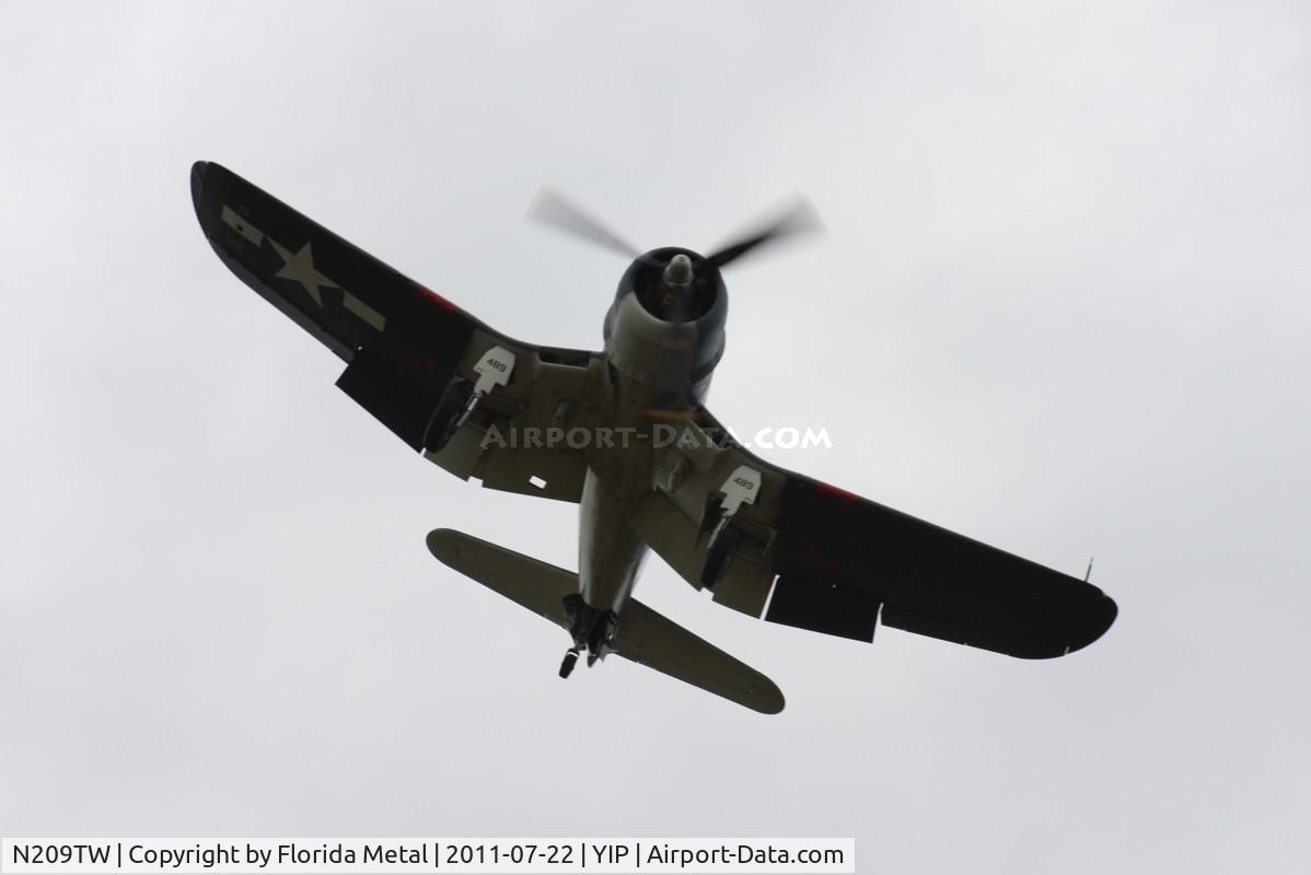N209TW, Goodyear FG-1D Corsair C/N 3750, FG-1D Corsair