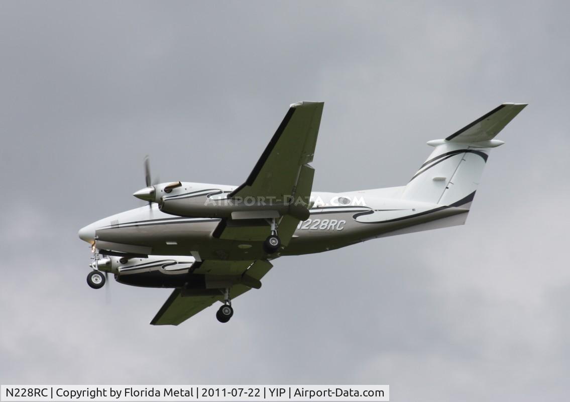 N228RC, 1978 Raytheon Aircraft Company B200 C/N BB-1910, Beech King Air