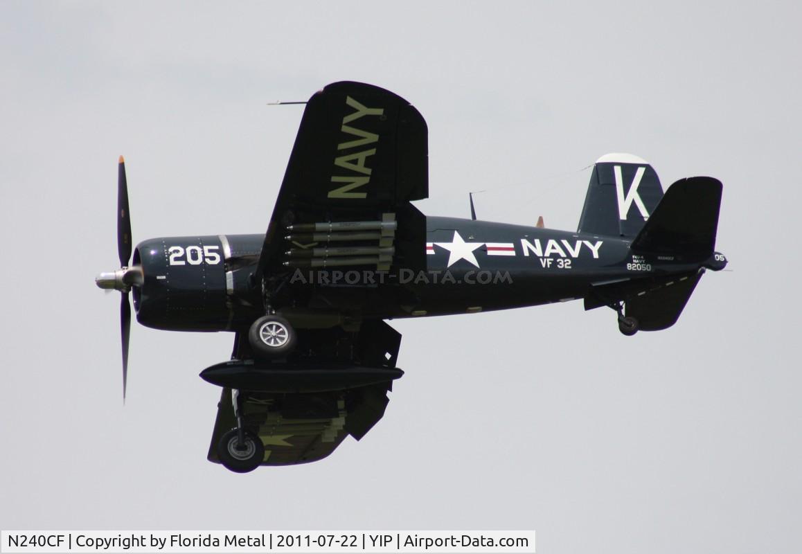 N240CF, 1945 Vought F4U-4 Corsair C/N 9513, F4U Corsair