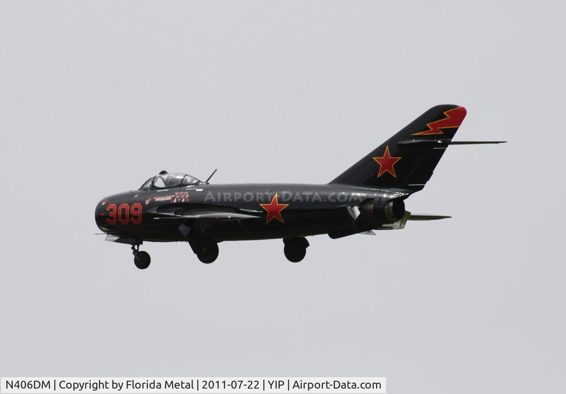 N406DM, 1957 Mikoyan-Gurevich MiG-17T C/N 0613, Mig 17