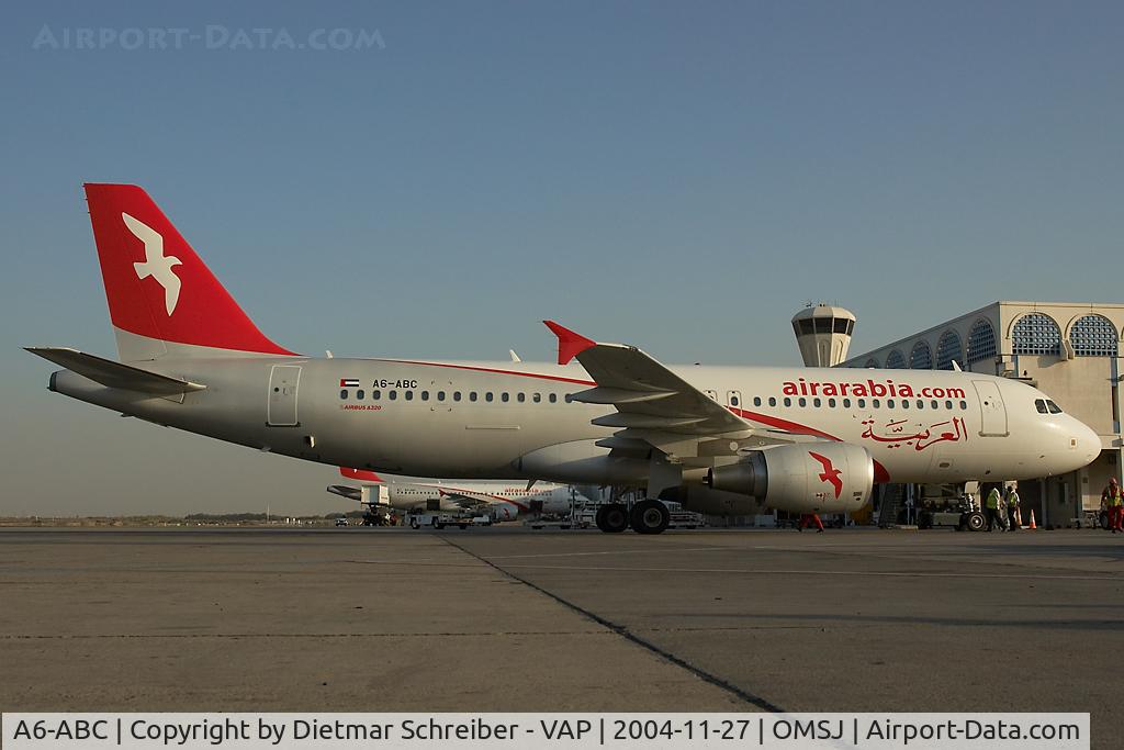 A6-ABC, 2004 Airbus A320-214 C/N 2278, Air Arabia Airbus 320