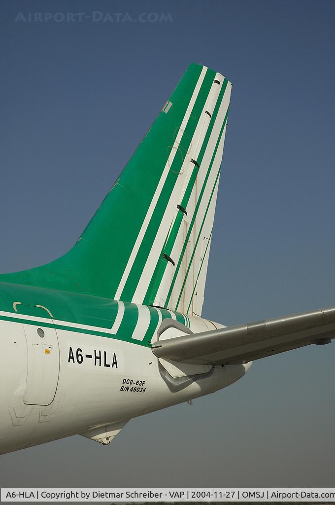A6-HLA, 1969 Douglas DC-8-63F C/N 46034, Heavylift Arabia DC8