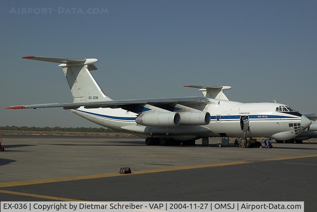 EX-036, 1984 Ilyushin Il-76TD C/N 0093495863, Ilyushin 76