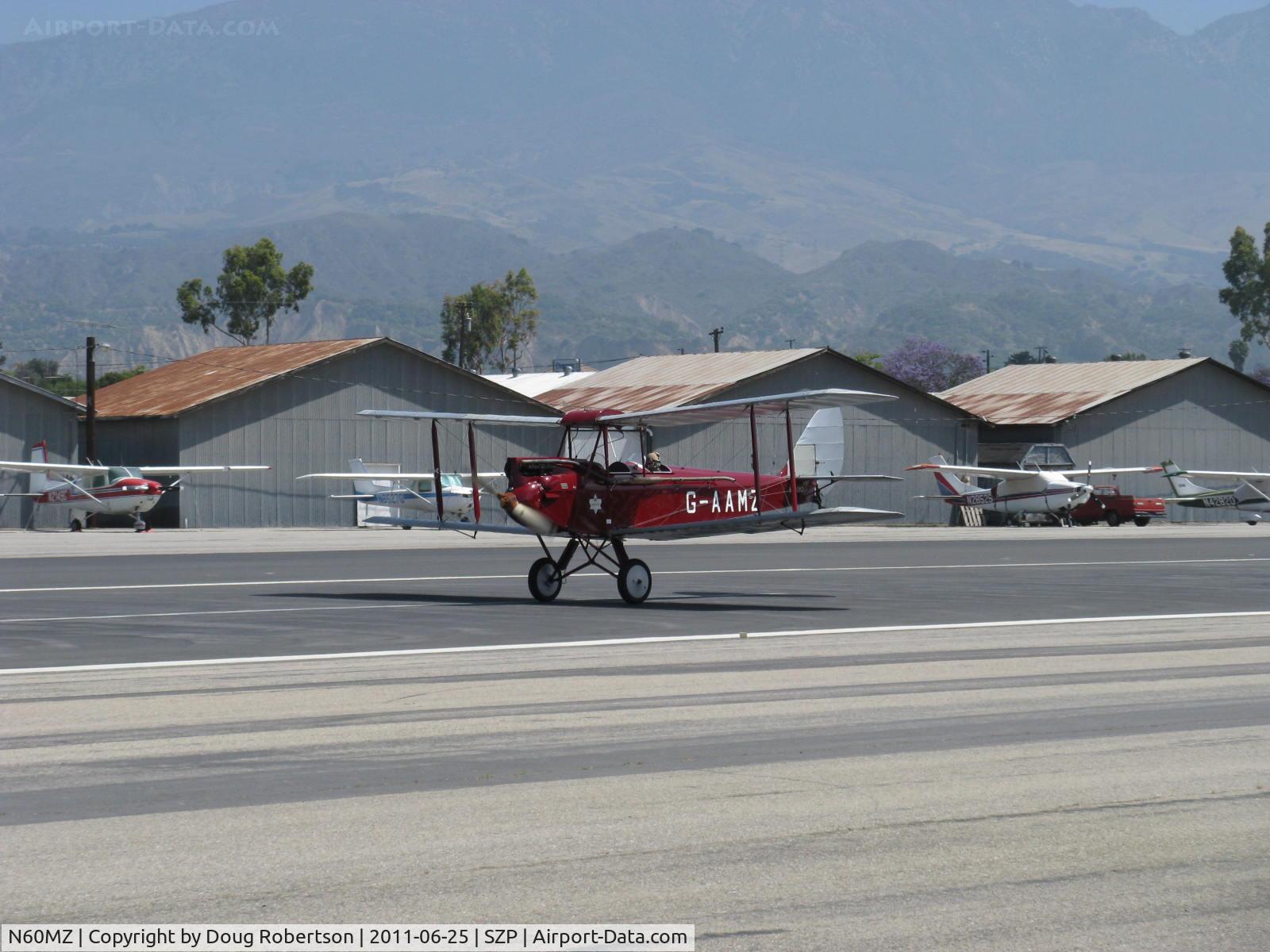 N60MZ, 1930 De Havilland DH-60G Gypsy Moth C/N 1293, 1930 DeHavilland DH.60G GIPSY MOTH, DeHavilland GIPSY II 4 cylinder inverted in-line air-cooled 120 Hp, landing Rwy 22 for touch and go