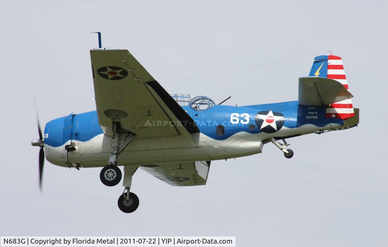 N683G, 1943 Grumman TBM-3E Avenger C/N 53768, TBM Avenger