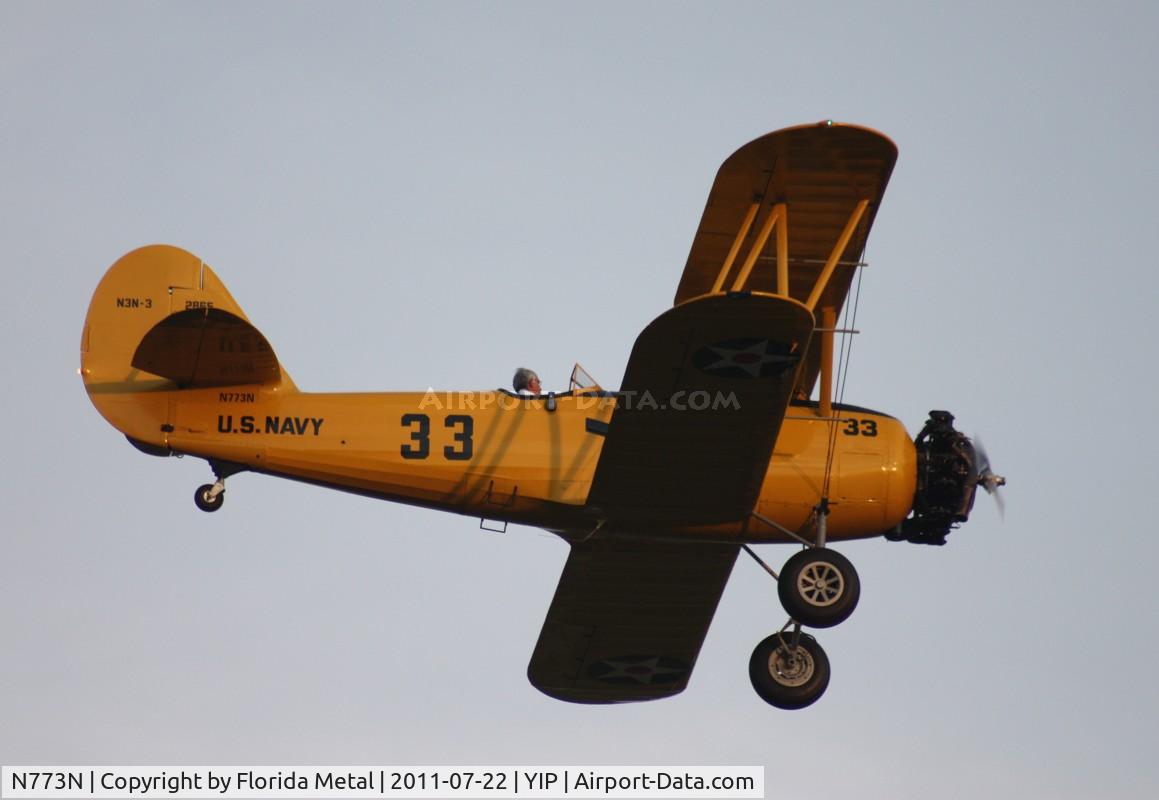 N773N, 1941 Naval Aircraft Factory N3N-3 C/N 2865, N3N-3