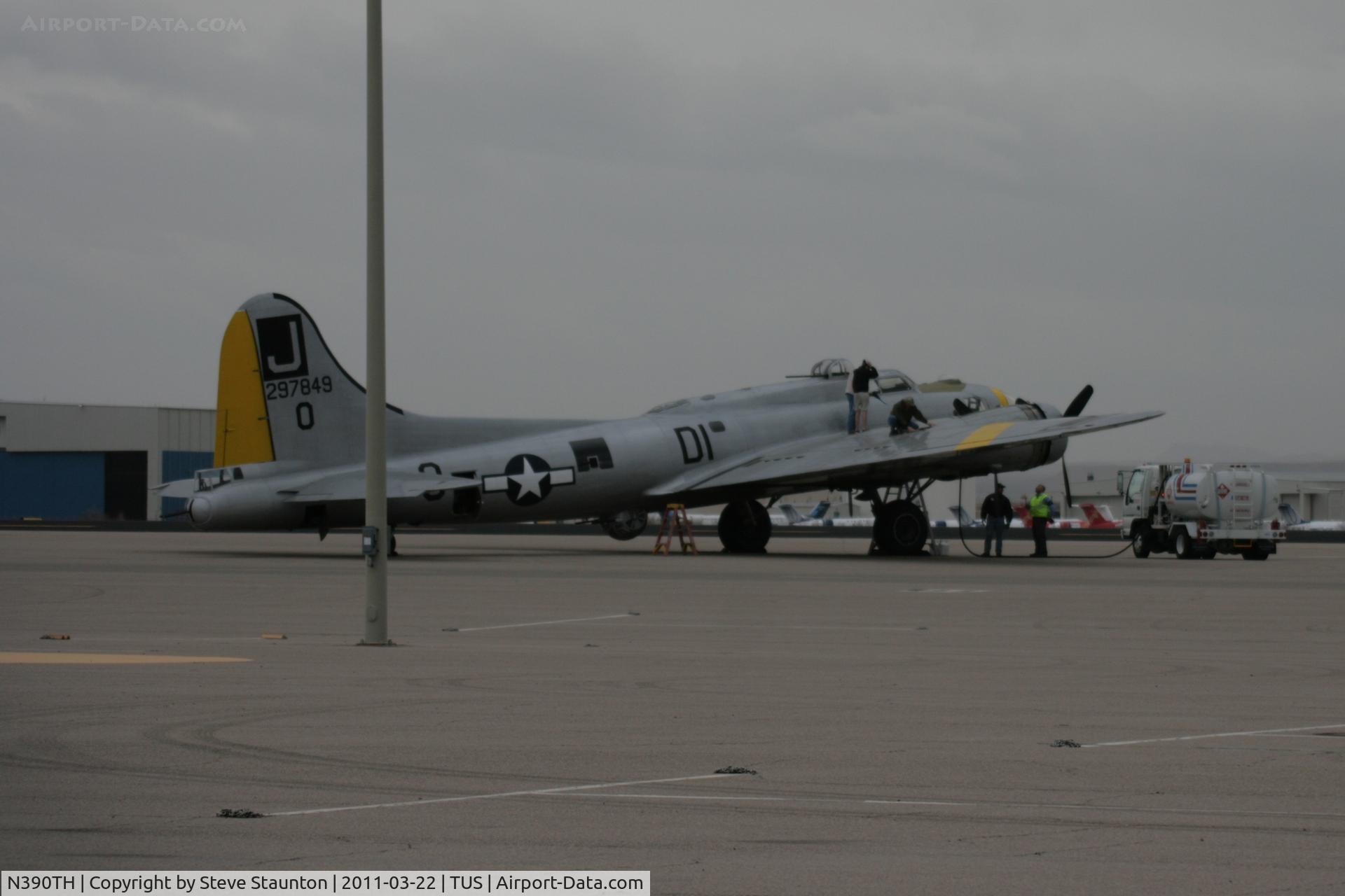 N390TH, 1944 Boeing B-17G Flying Fortress C/N Not found 44-85734, Taken at Tucson Airport, in March 2011 whilst on an Aeroprint Aviation tour
