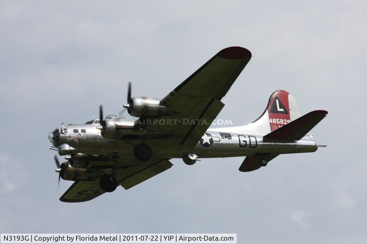 N3193G, 1944 Boeing B-17G Flying Fortress C/N 77255, Yankee Lady