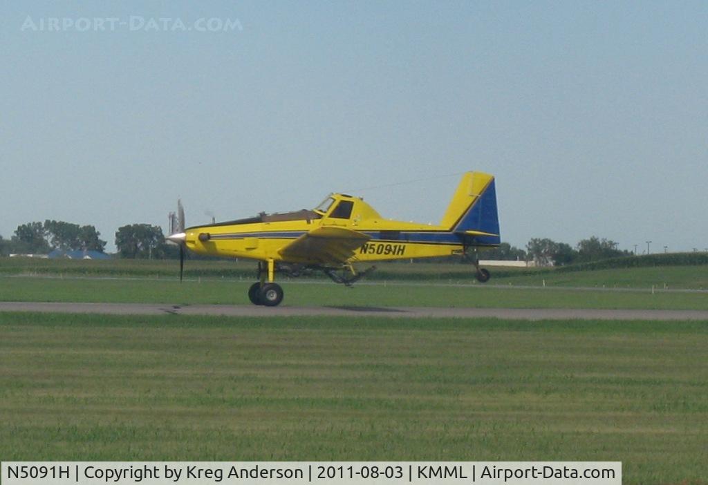 N5091H, 1997 Air Tractor Inc AT-602 C/N 602-0444, Air Tractor AT-602 departing runway 30.