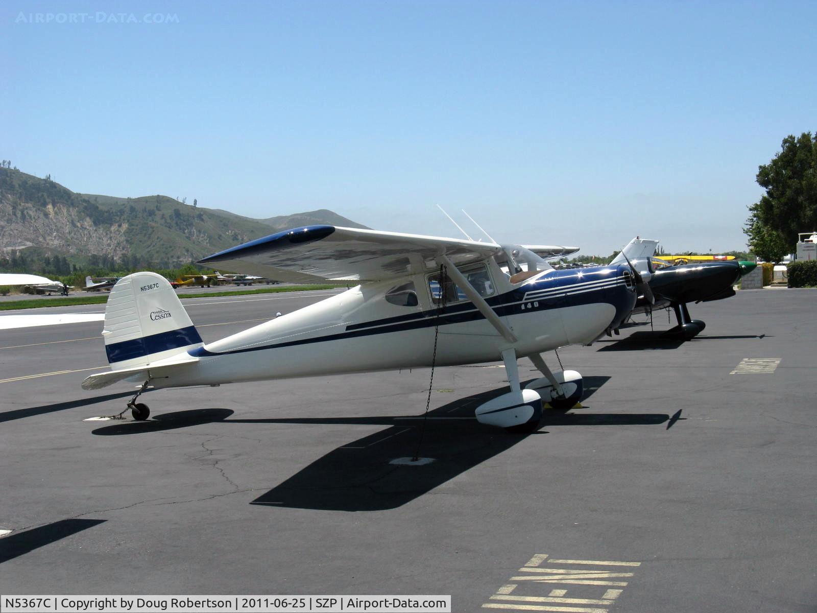 N5367C, 1950 Cessna 140A C/N 15498, 1950 Cessna 140A, Continental C90 90 Hp
