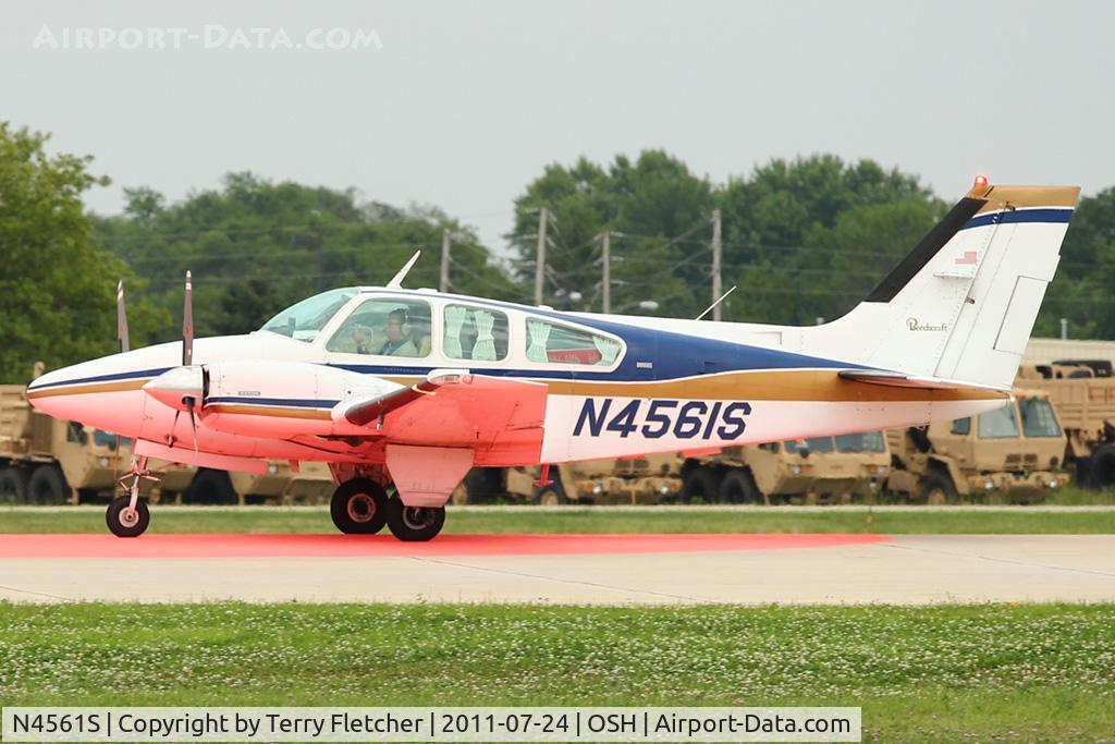 N4561S, 1975 Beech 95-B55 (T42A) Baron C/N TC-1897, 1975 Beech 95-B55 (T42A), c/n: TC-1897 at 2011 Oshkosh