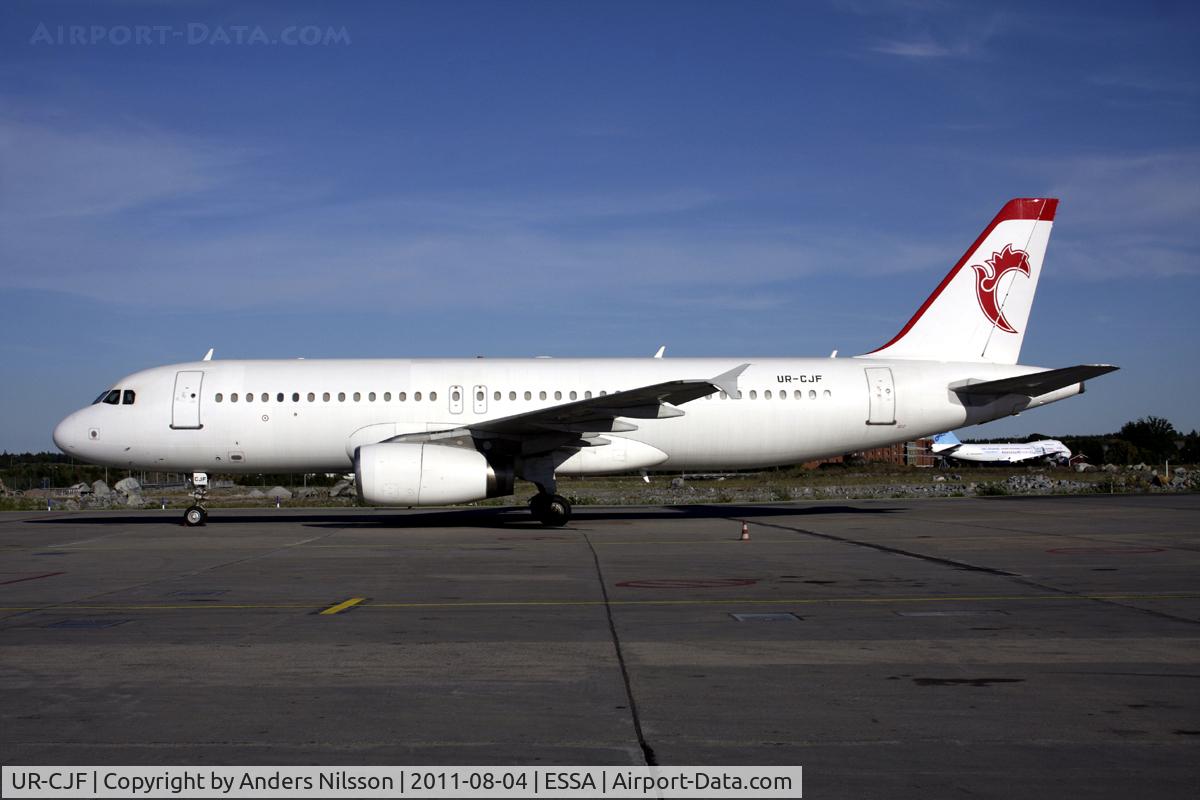 UR-CJF, 1993 Airbus A320-231 C/N 405, Parked at stand 69R.