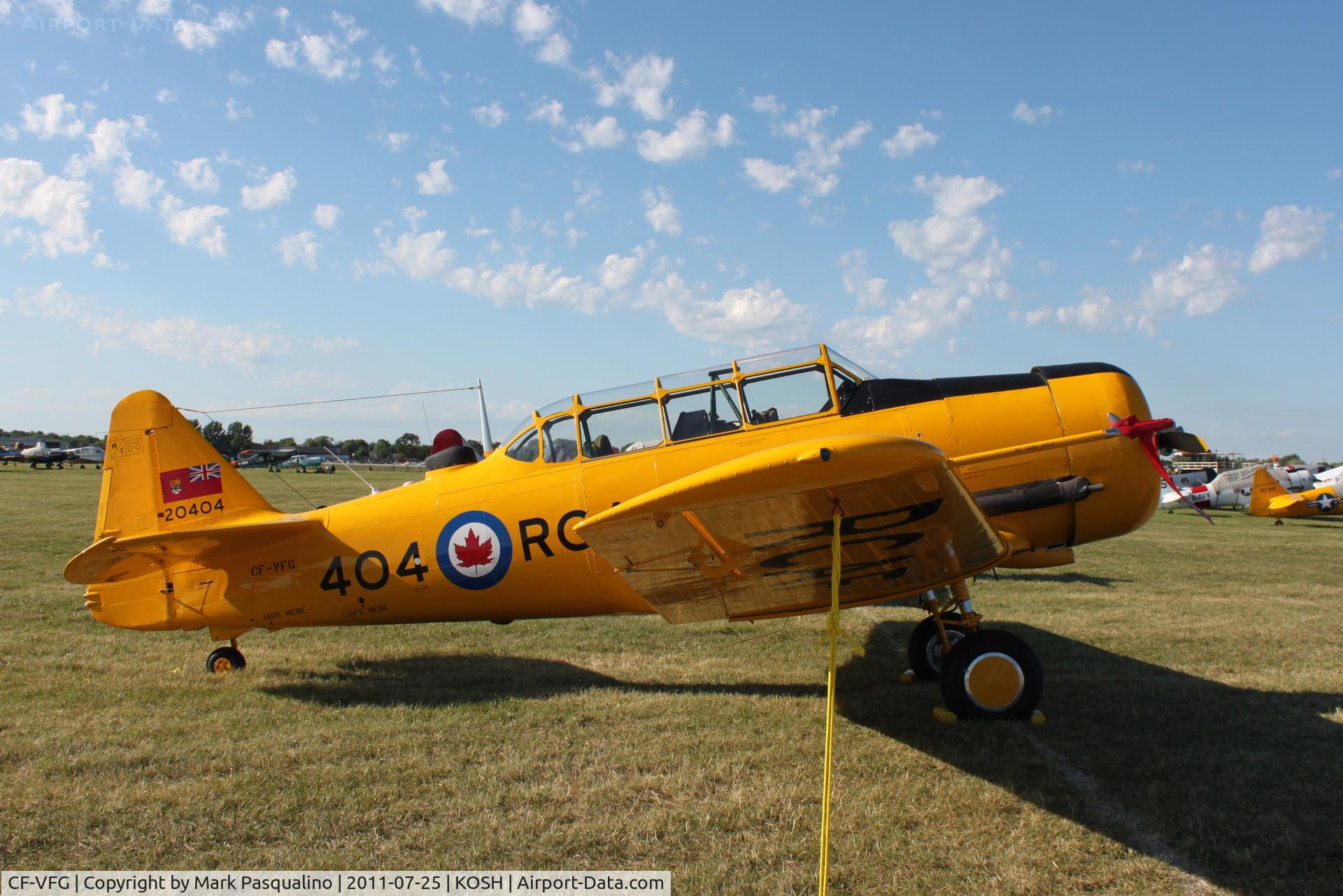CF-VFG, 1952 Canadian Car & Foundry T-6 Harvard Mk.4 C/N CCF4-195, Harvard MK IV