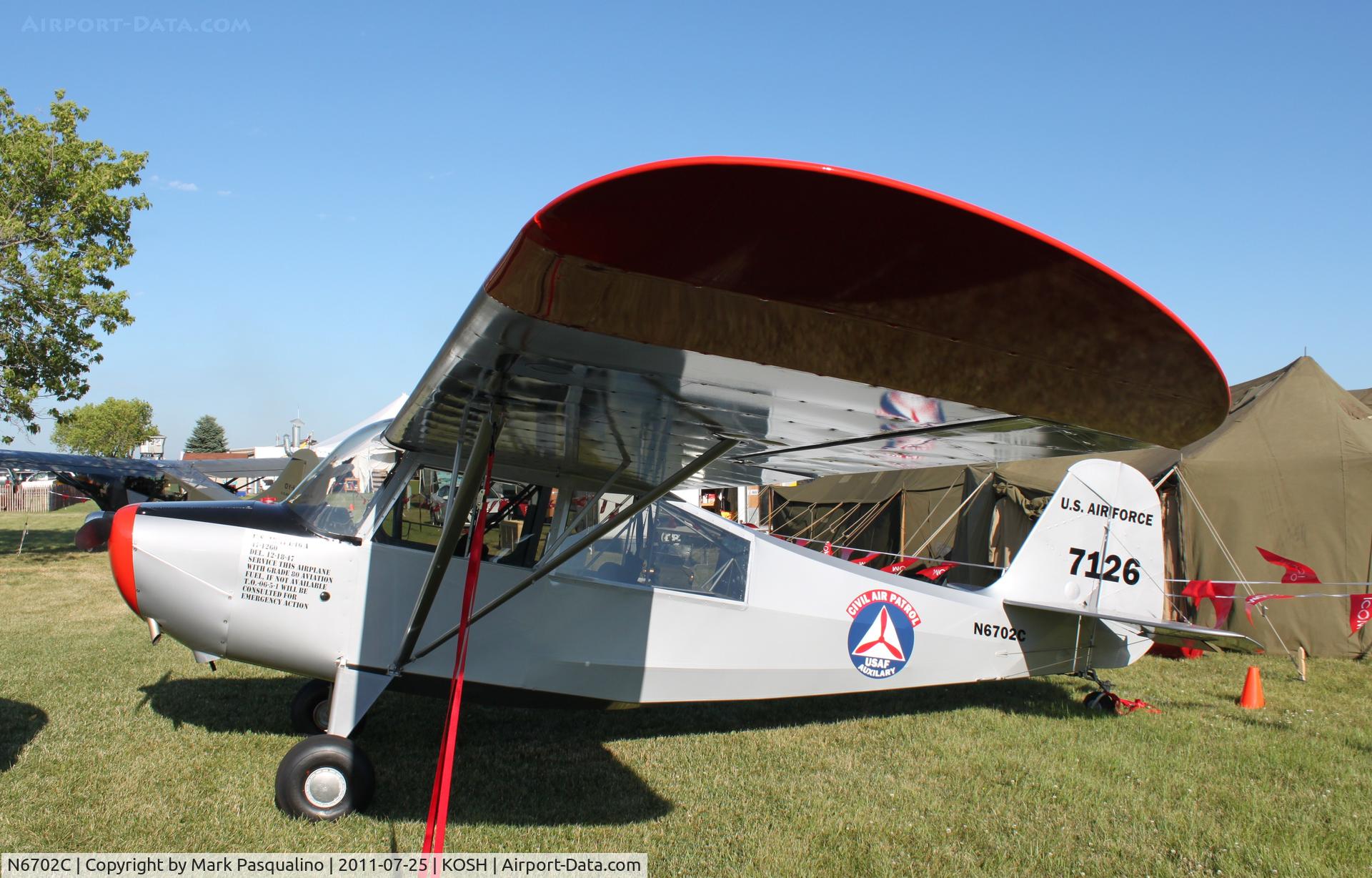 N6702C, Aeronca 7BCM C/N 7BCM488, Aeronca L-16