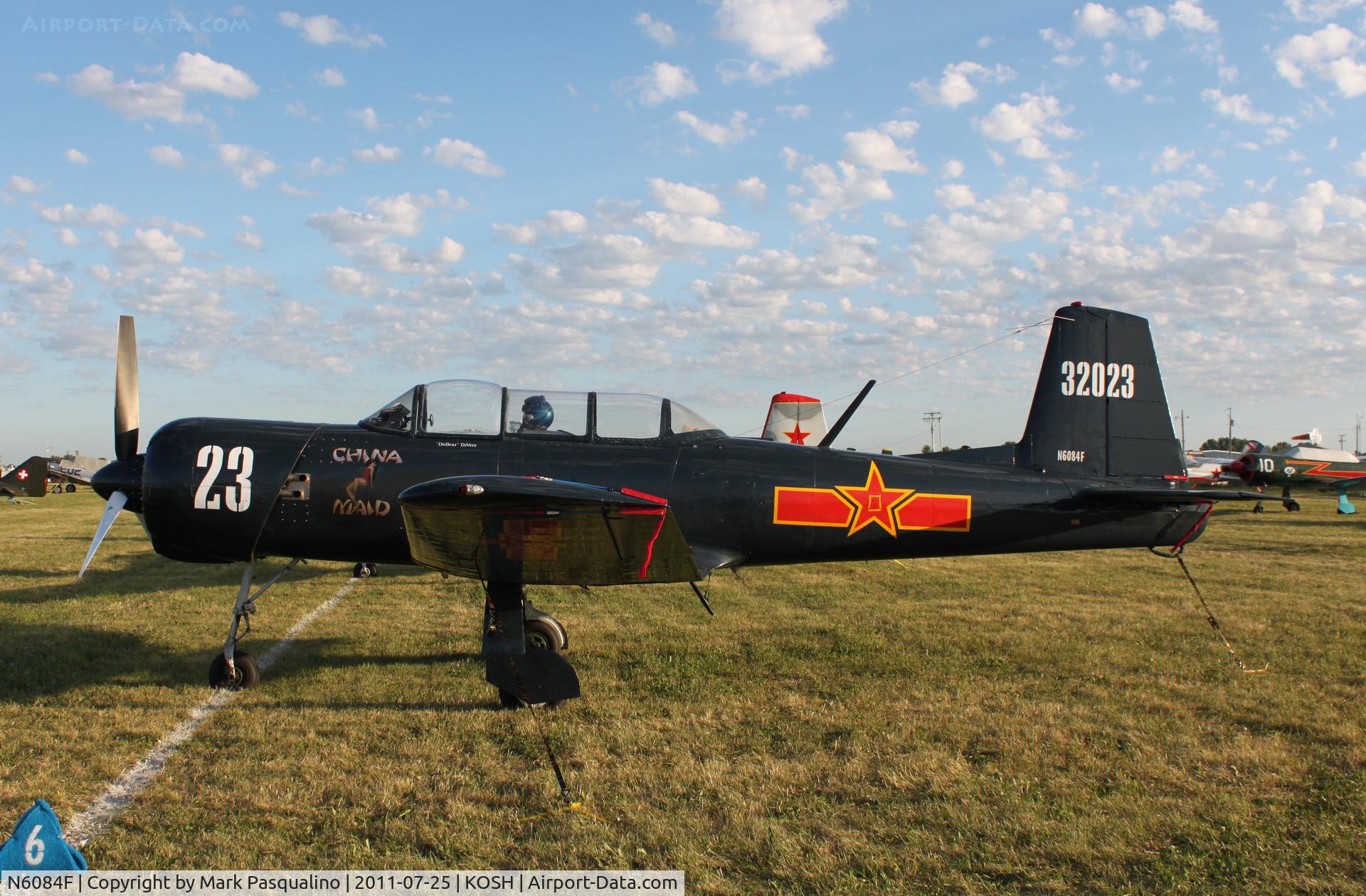 N6084F, 1977 Nanchang CJ-6 C/N 3732023, Nanchang CJ-6
