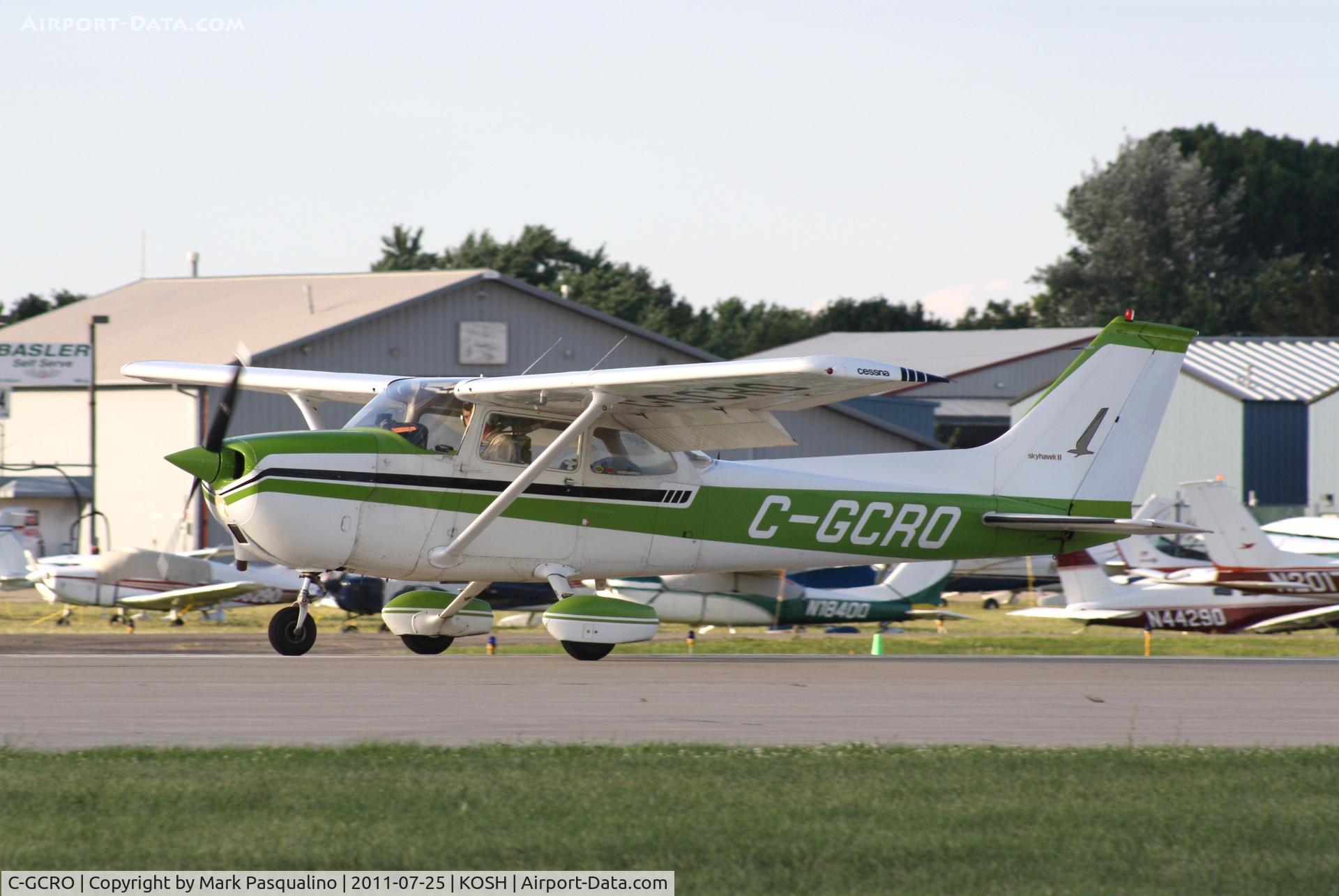 C-GCRO, 1974 Cessna 172M Skyhawk II C/N 17264220, Cessna 172M
