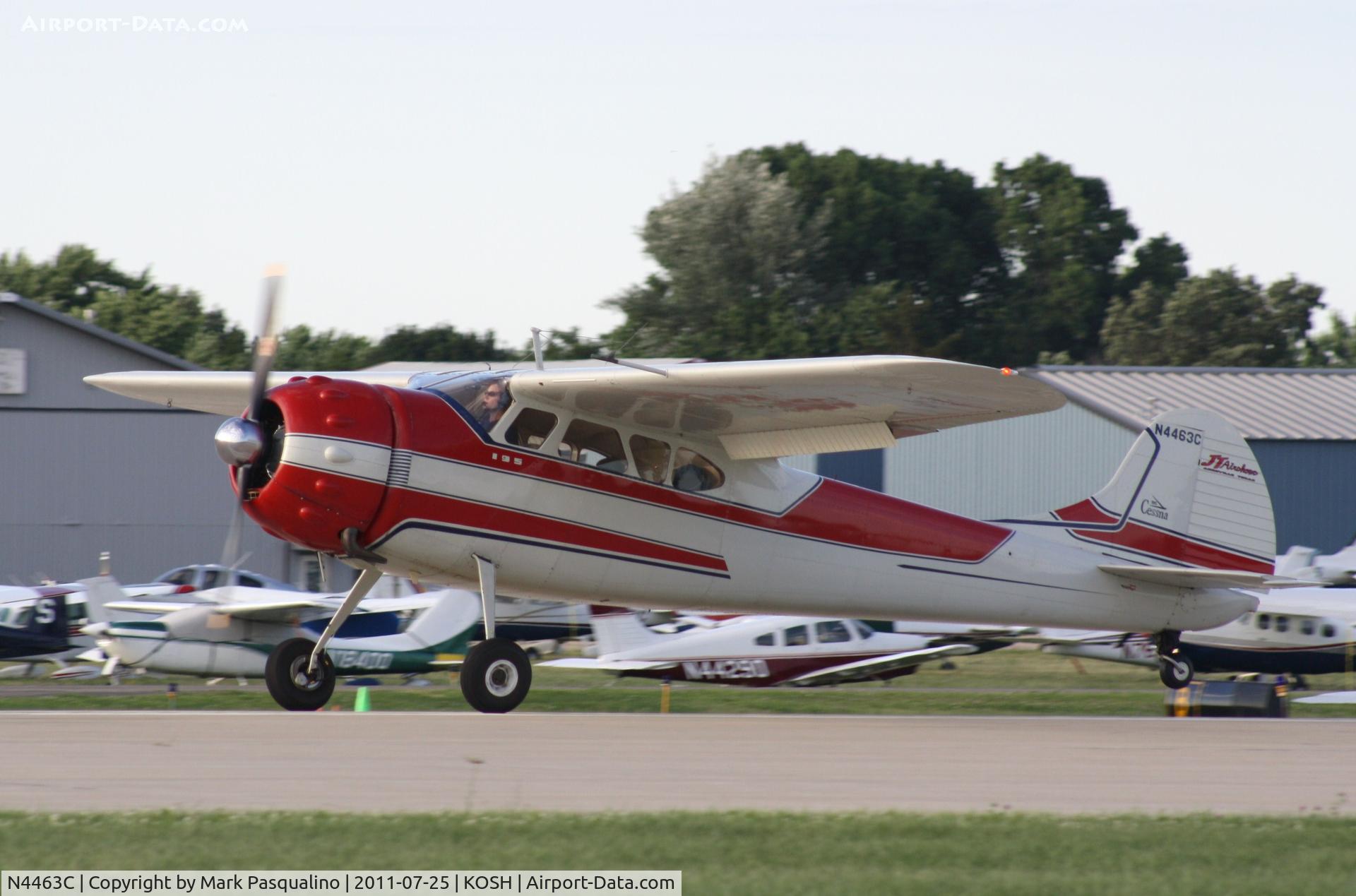 N4463C, 1953 Cessna 195 C/N 16048, Cessna 195
