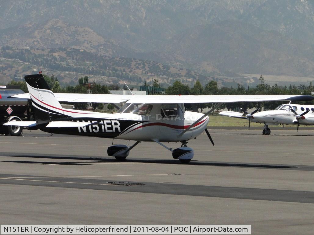 N151ER, 1973 Cessna 150L C/N 15075402, Parked in transient parking