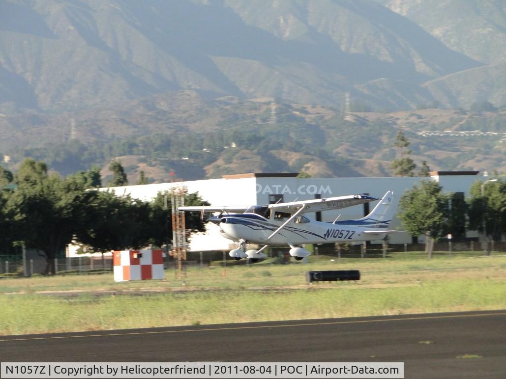 N1057Z, 2007 Cessna T182T Turbo Skylane C/N T18208795, Airbourne from runway 26L