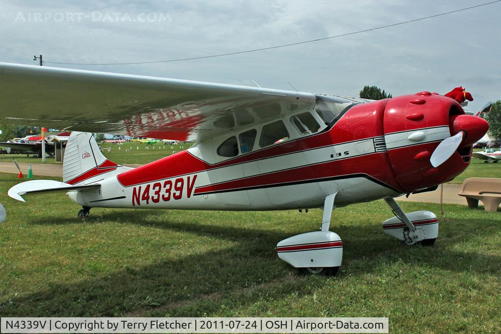 N4339V, 1948 Cessna 190 C/N 7245, 1948 Cessna 190, c/n: 7245 at 2011 Oshkosh