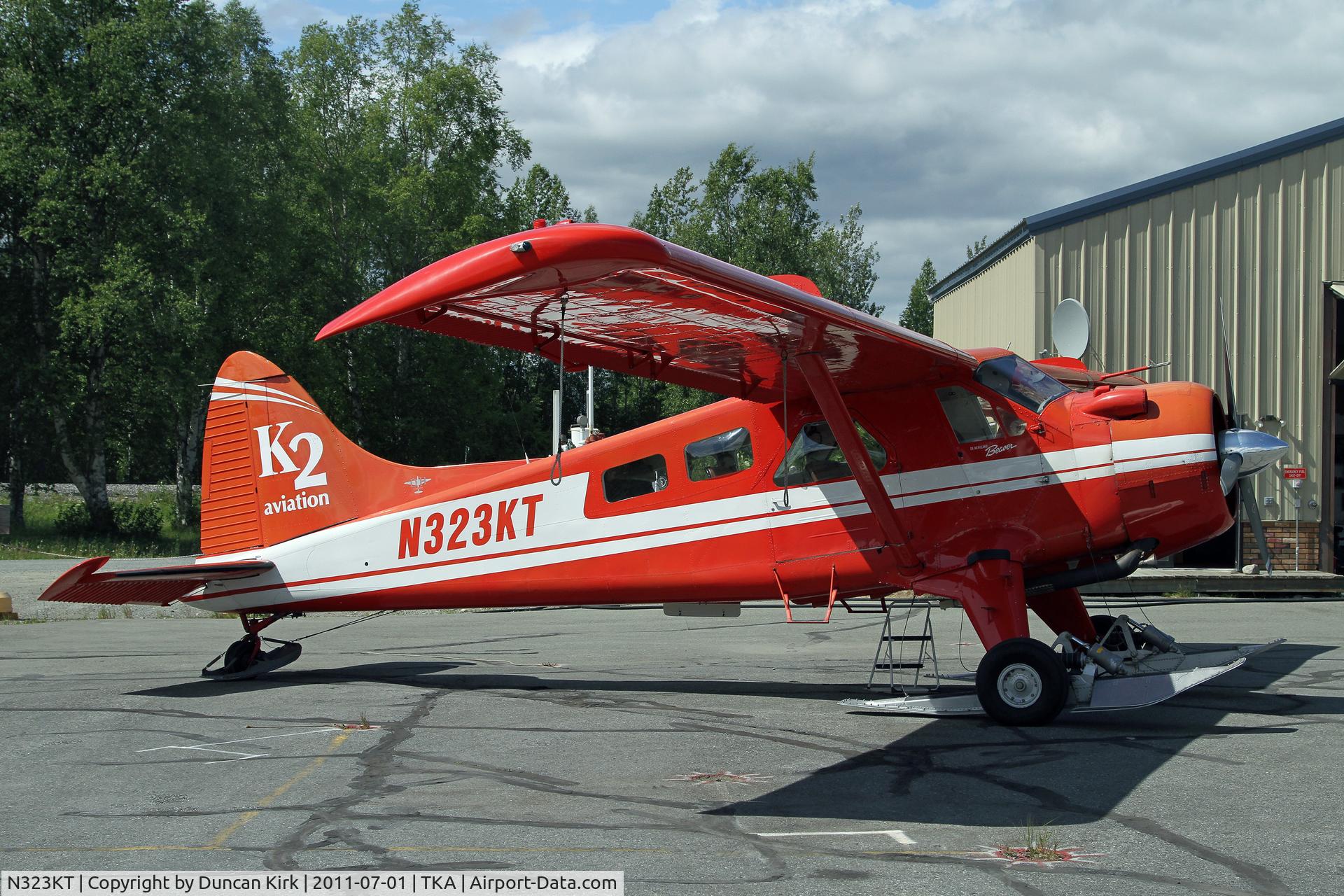 N323KT, 1957 De Havilland Canada DHC-2 Beaver Mk.I (L20A) C/N 1022, Looking attractive in K2 colors
