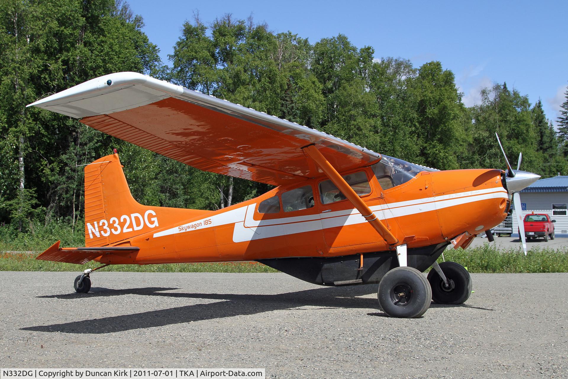 N332DG, 1976 Cessna A185F Skywagon 185 C/N 18503043, Great orange scheme!
