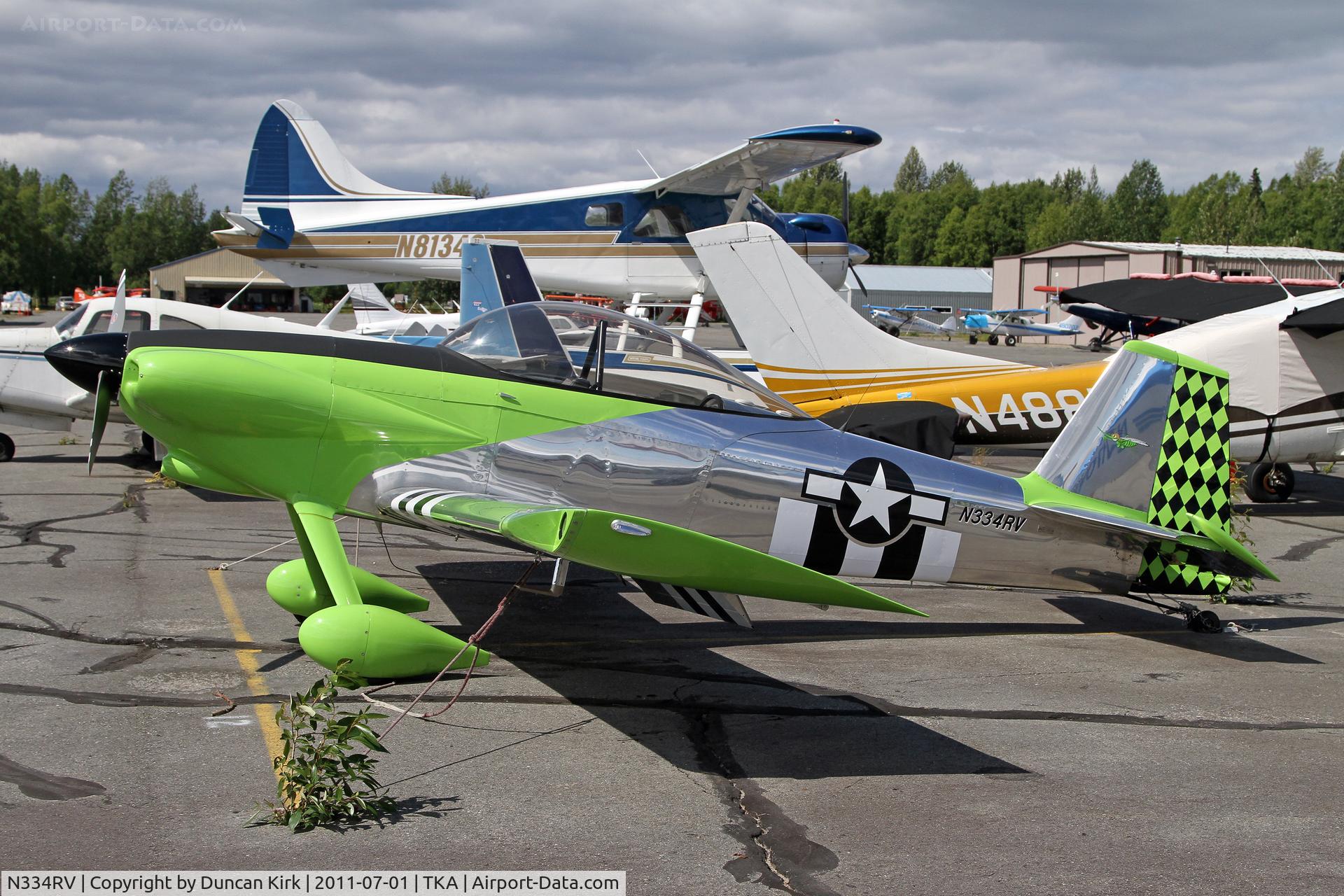 N334RV, Vans RV-4 C/N 4480, RV's are a rare sight in Alaska
