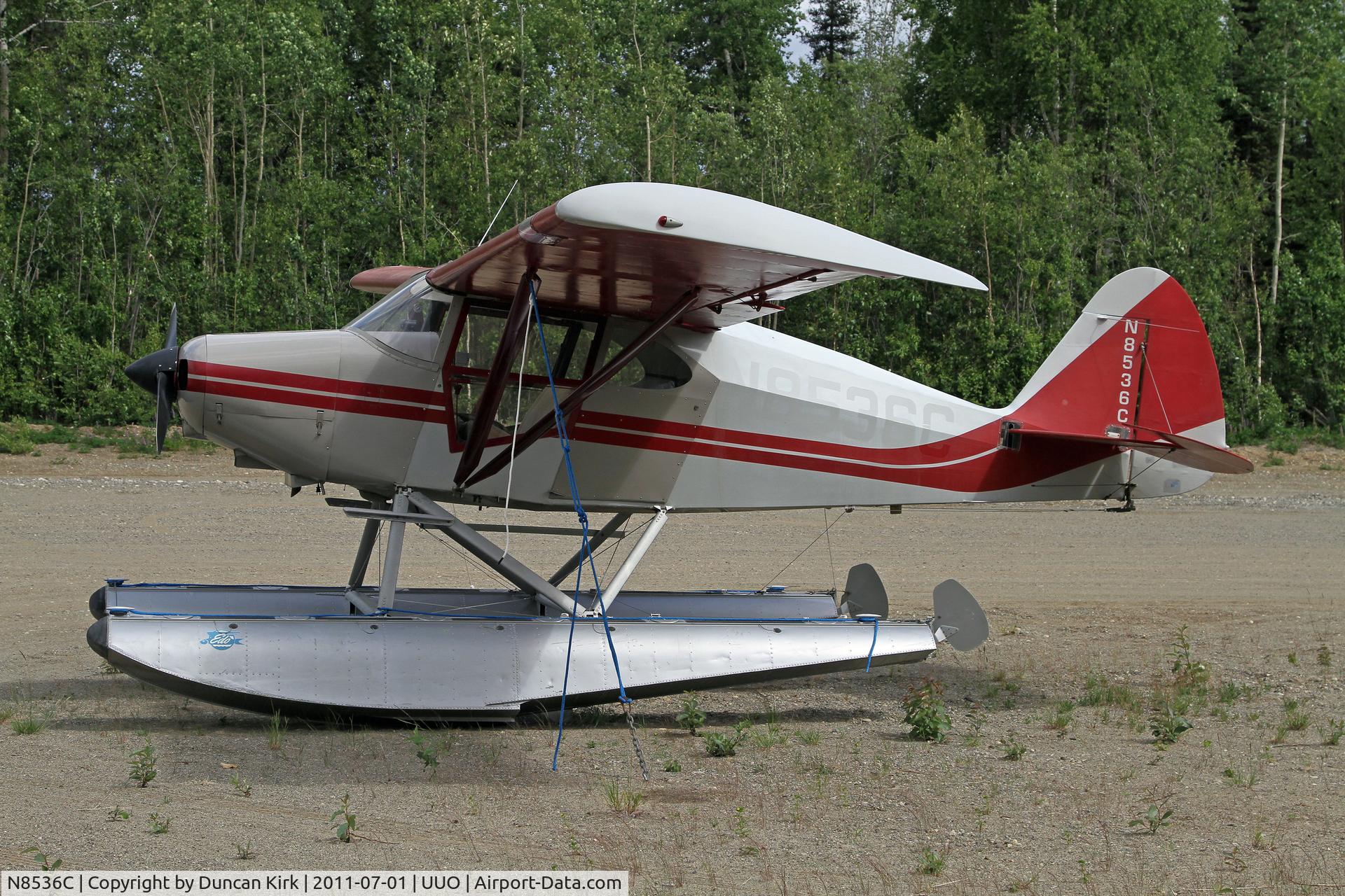 N8536C, 1953 Piper PA-22-135 Tri-Pacer C/N 22-1247, Unusual to see a PA-22 on floats