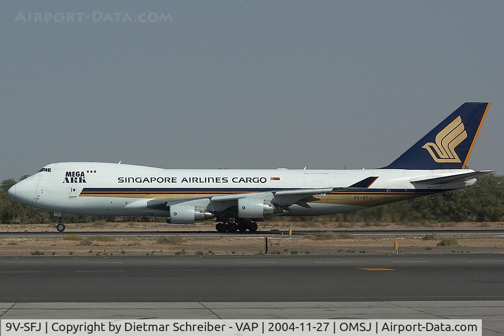 9V-SFJ, 2001 Boeing 747-412F/SCD C/N 26559, Singapore Airlines Boeing 747-400