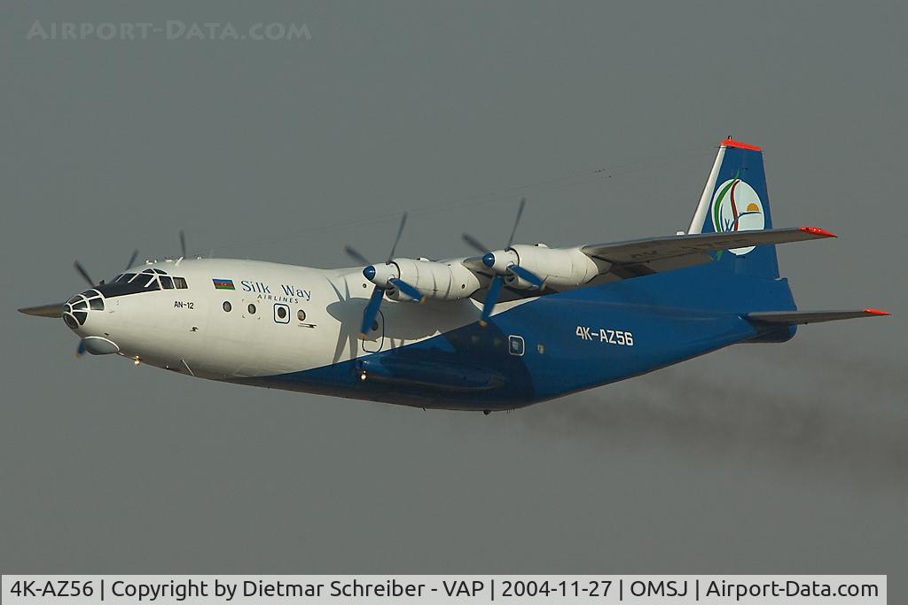 4K-AZ56, 1963 Antonov An-12BP C/N 3341209, Silkway Antonov 12