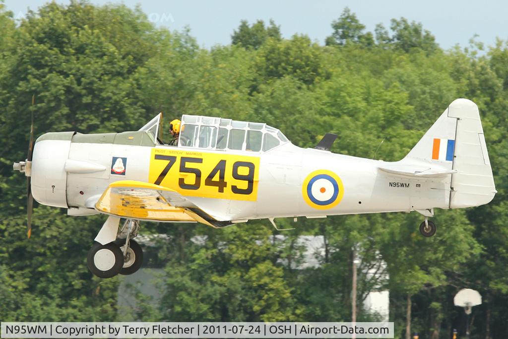 N95WM, 1943 North American AT-6D Texan C/N 8815597, 1943 North American AT-6D, c/n: 8815597 ex USAF 41-34036