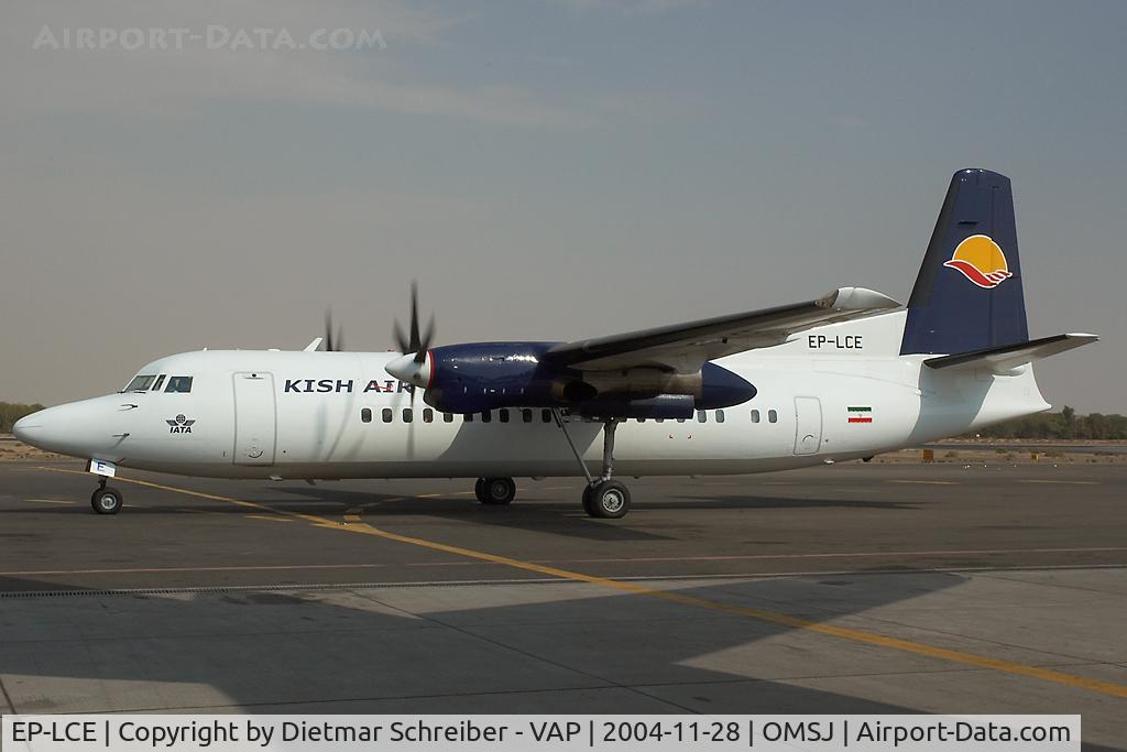 EP-LCE, 1992 Fokker 50 C/N 20265, Kish Air Fokker 50
