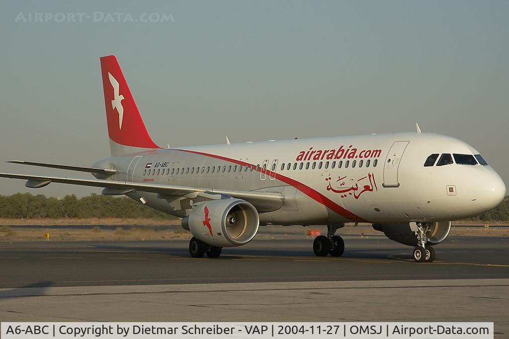 A6-ABC, 2004 Airbus A320-214 C/N 2278, Air Arabia Airbus 320