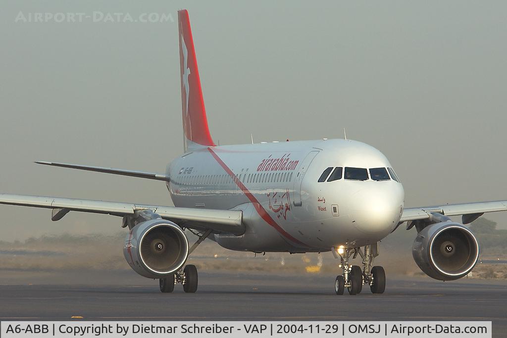 A6-ABB, 2004 Airbus A320-214 C/N 2166, Air Arabia Airbus 320