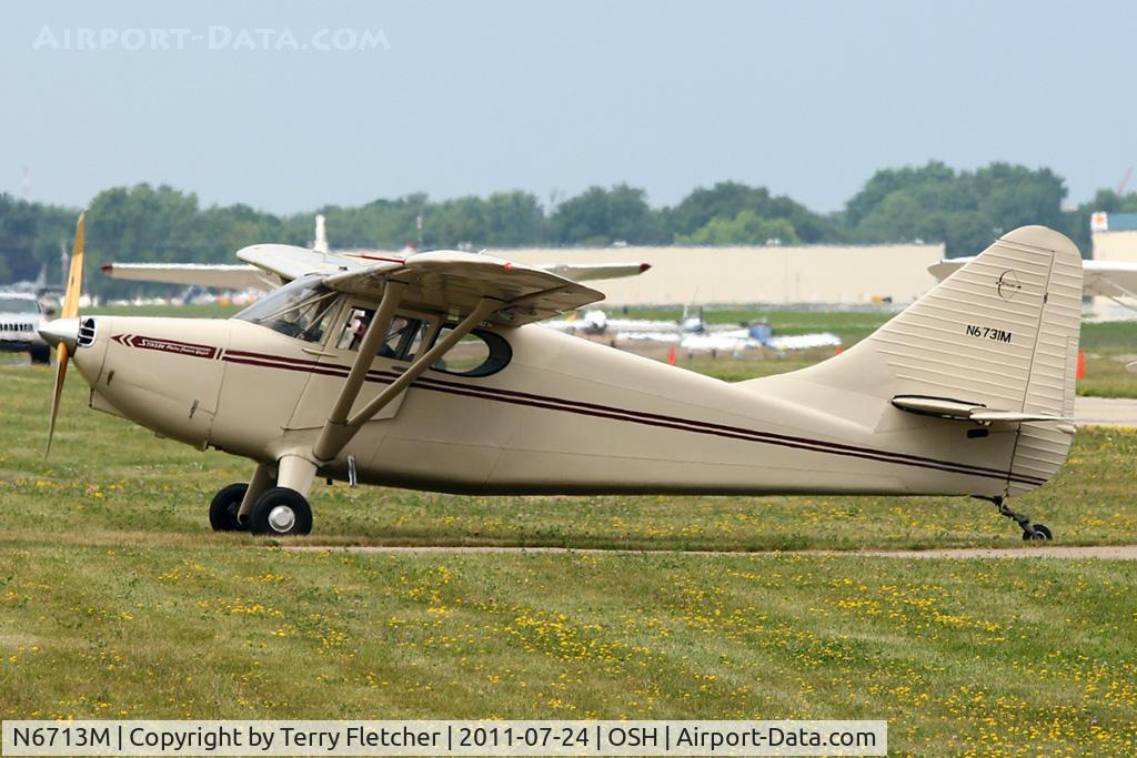 N6713M, 1948 Stinson 108-3 Voyager C/N 108-4713, 1948 Stinson 108-3, c/n: 108-4713 at 2011 Oshkosh