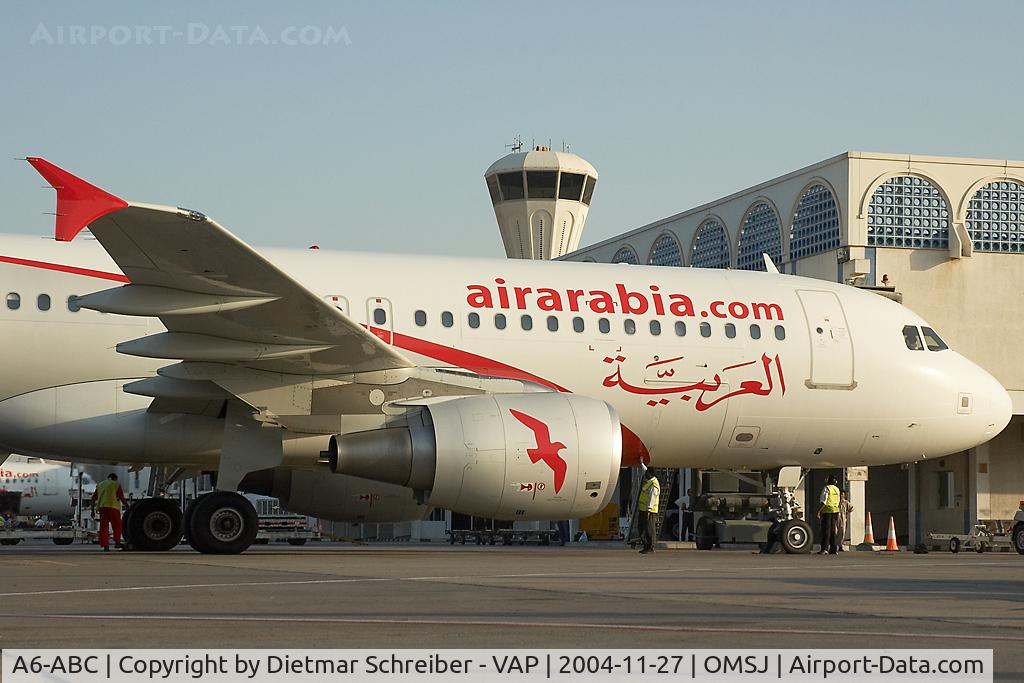 A6-ABC, 2004 Airbus A320-214 C/N 2278, Air Arabia Airbus 320