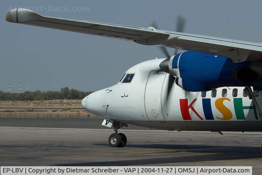 EP-LBV, 1989 Fokker 50 C/N 20158, Kish Air Fokker 50