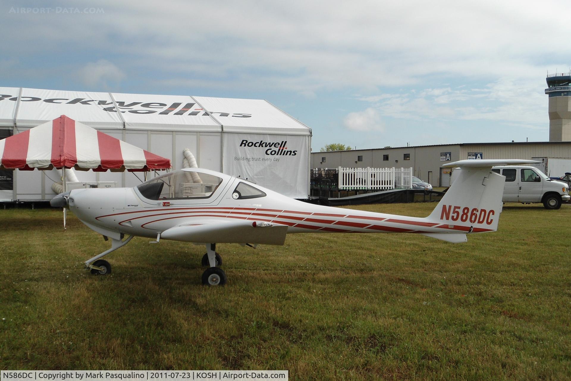 N586DC, Diamond DA-20C-1 Eclipse C/N C0596, Diamond DA 20-C1