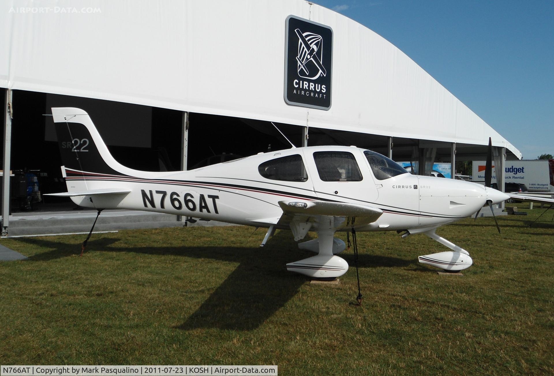 N766AT, Cirrus SR22 C/N 3766, Cirrus SR22
