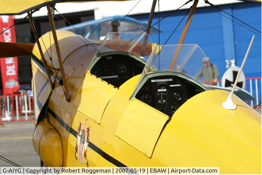 G-AIYG, 1945 Stampe-Vertongen SV-4B C/N 21, FLY IN.