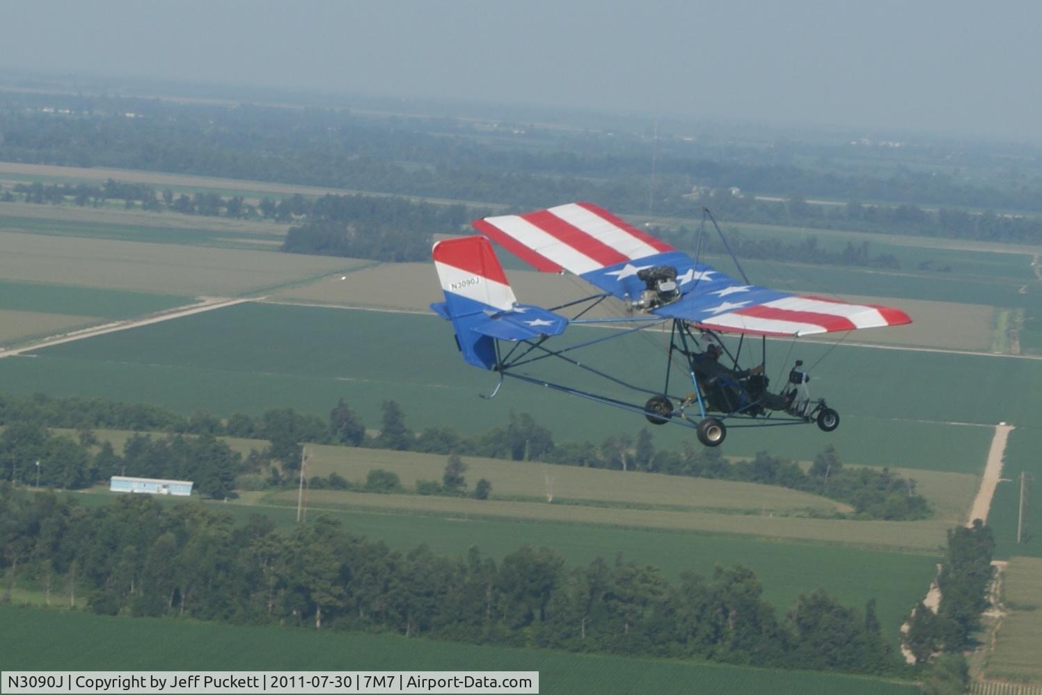 N3090J, 1994 Quicksilver MXL Sport II C/N 648, In flight between Piggott Arkansas (7M7) and Kennett Mo. (TKX)