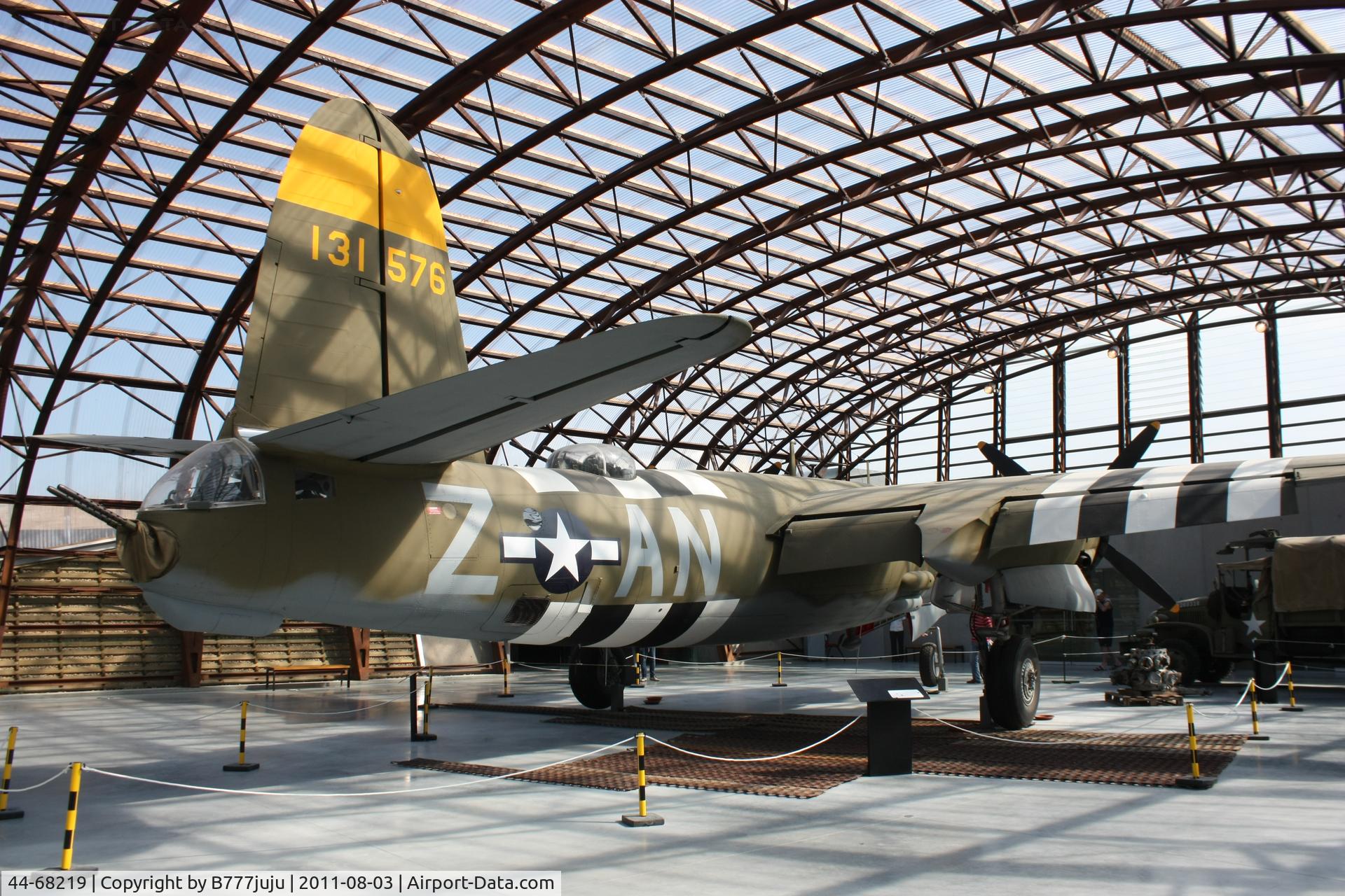 44-68219, 1944 Martin B-26G Marauder C/N 9699, on dispaly at Utha Beach