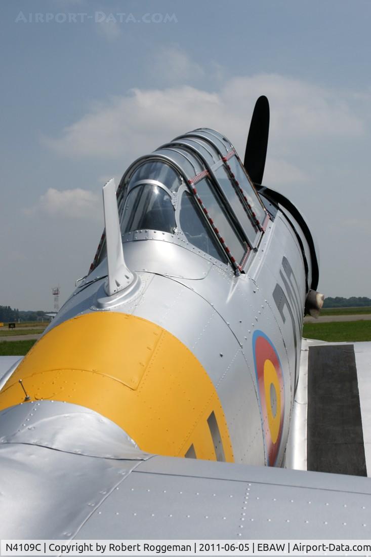 N4109C, 1952 North American T-6G Texan C/N SA-078, FLY IN.