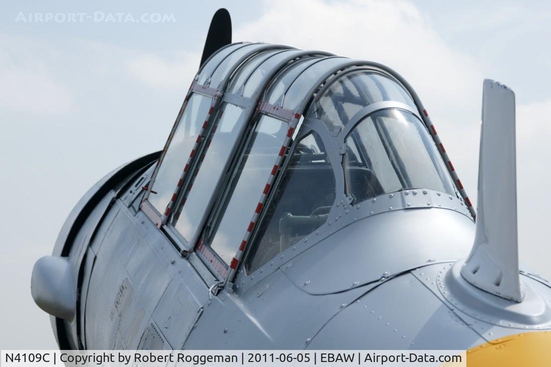 N4109C, 1952 North American T-6G Texan C/N SA-078, FLY IN.
