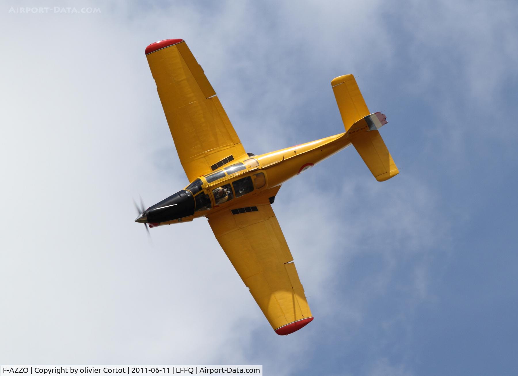 F-AZZO, Morane-Saulnier MS-733 Alcyon C/N 108, unusual view of a MS733 !
