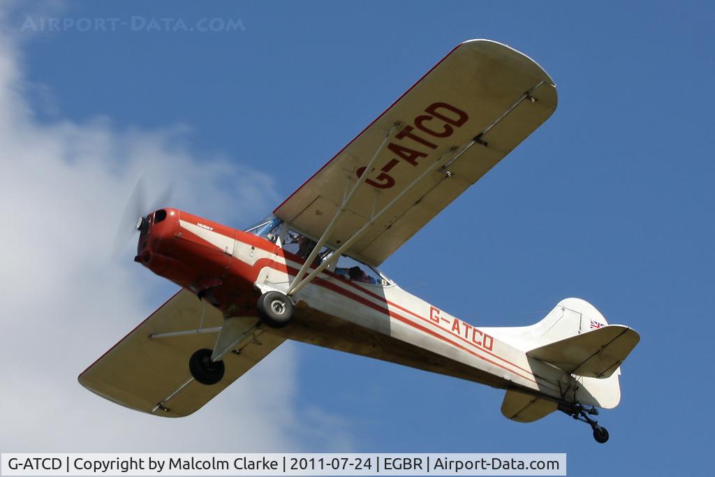 G-ATCD, 1965 Beagle D-5/180 Husky C/N 3683, Beagle D-5-180 Husky at Breighton Airfield's Wings & Wheels Weekend, July 2011.