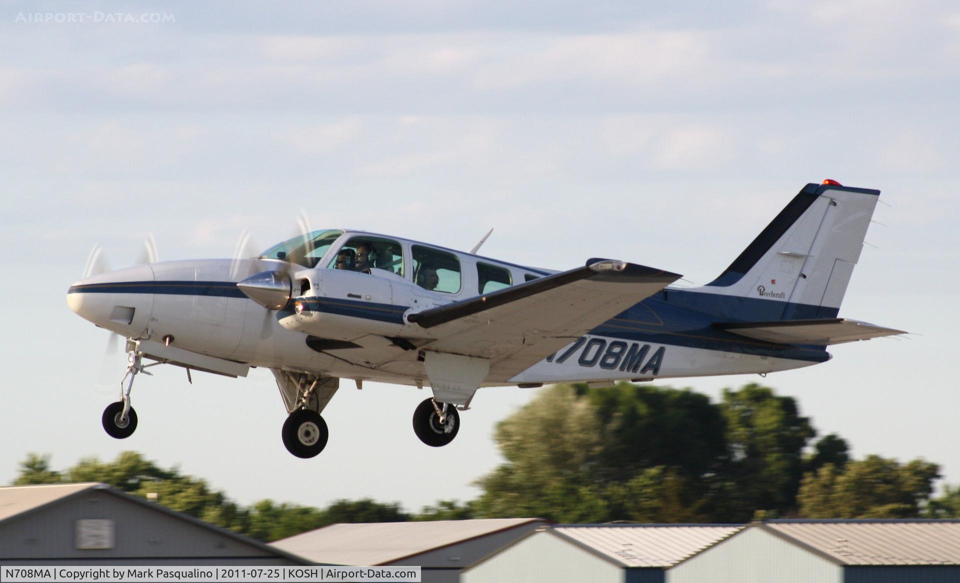 N708MA, 1981 Beech 58 Baron C/N TH-1304, Beech 58