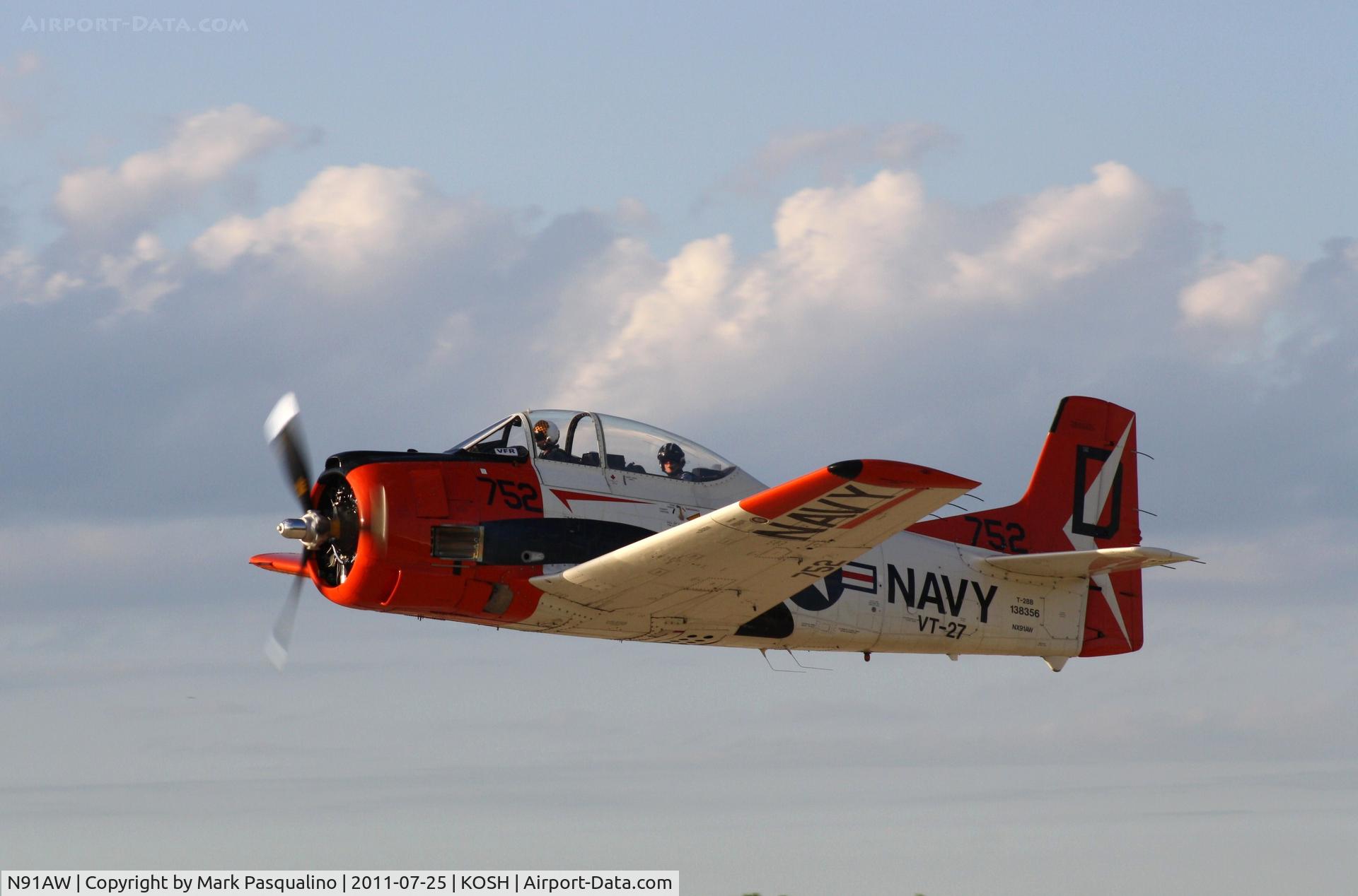N91AW, North American T-28B Trojan C/N 200-427 (138356), North American T-28B