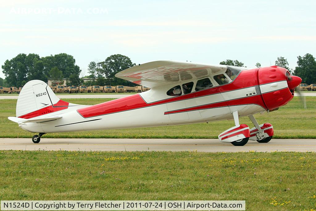 N1524D, 1952 Cessna 195A C/N 7746, 1952 Cessna 195A, c/n: 7746 at 2011 Oshkosh